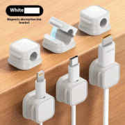 Multi-Port Magnetic Cable Clip Organizer-6 Pcs - Image 2