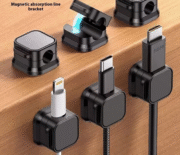 Multi-Port Magnetic Cable Clip Organizer-6 Pcs
