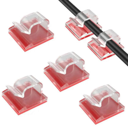 Premium Self Adhesive Cable Clip-20 Pcs